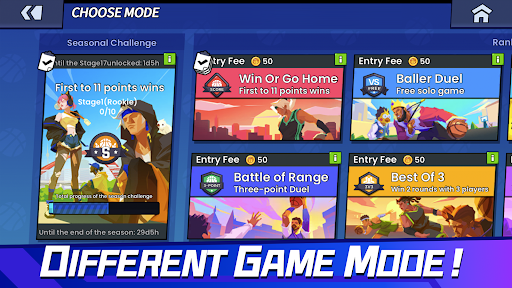 Basketball Duel:Online 1V1 ekran görüntüsü