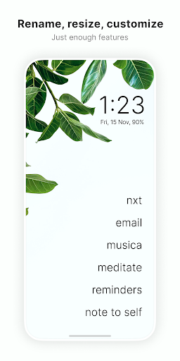 Olauncher. Minimal AF Launcher ekran görüntüsü