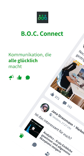 B.O.C. Connect ekran görüntüsü
