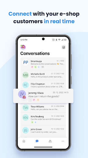 Smartsupp chat ekran görüntüsü
