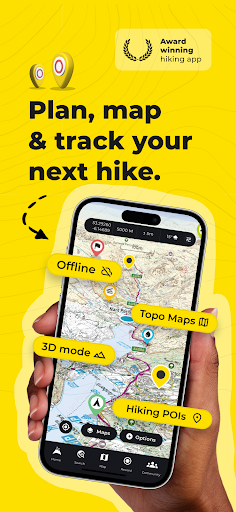 HiiKER: The Hiking Maps App ekran görüntüsü