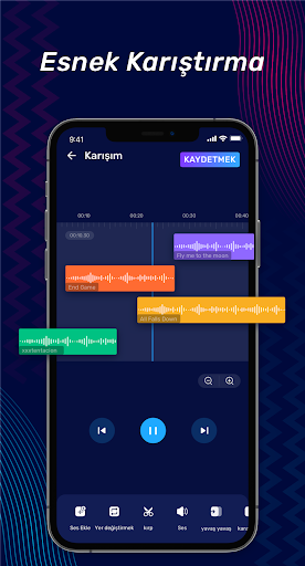 Müzik Editörü, Ses Editörü ekran görüntüsü