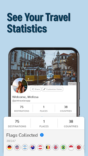 Pin Traveler: Seyahat Haritasi ekran görüntüsü