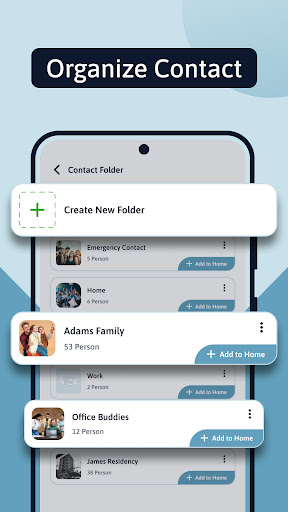 Contact Folder Organizer ekran görüntüsü