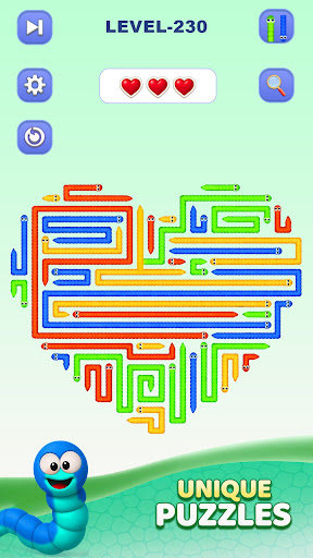 Wiggle Out:Snake Escape Puzzle ekran görüntüsü