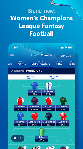 UEFA Gaming: Fantasy Football ekran görüntüsü