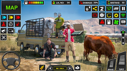 Farm Animal Mini Truck Game ekran görüntüsü