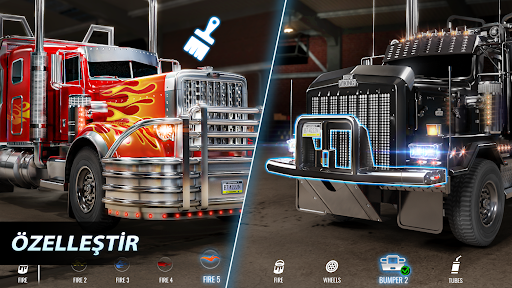 Big Rig Racing: Yarış oyunu ekran görüntüsü