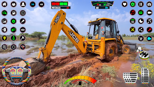 ABD inşaat 3d Jcb ekskavatör ekran görüntüsü