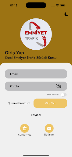Emniyet Trafik Sürücü Kursu ekran görüntüsü
