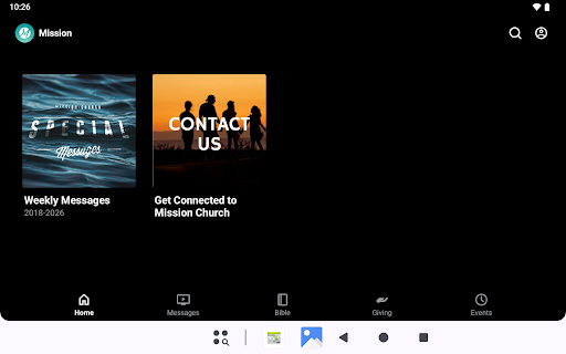 Mission Church App ekran görüntüsü