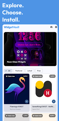 WidgetVault : Widget Packs ekran görüntüsü