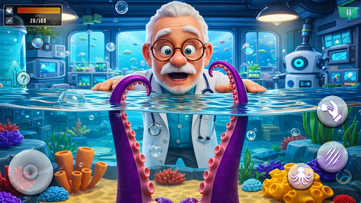 Octopus Simulator 3D ekran görüntüsü