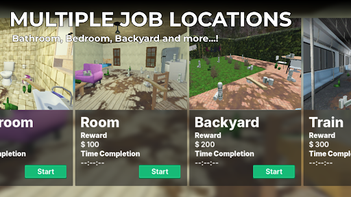 Cleaning Service Simulator ekran görüntüsü