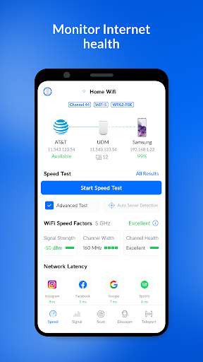 WiFiman ekran görüntüsü