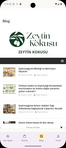 Yerel Zeytinyağ -Zeytin Kokusu ekran görüntüsü