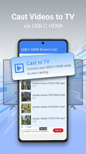 Screen cast HDMI USB connector ekran görüntüsü