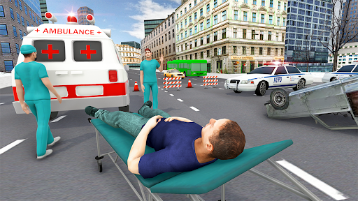 Ambulans Simülatörü Araba ekran görüntüsü
