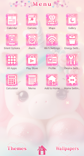 Adorable Unicorn Theme +HOME ekran görüntüsü