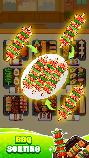 Grill Food: Sort Puzzle ekran görüntüsü
