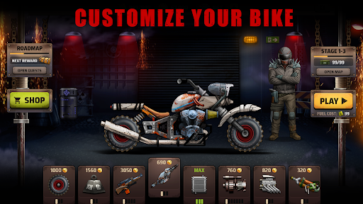 Dead Hill Racing: Zombie Climb ekran görüntüsü