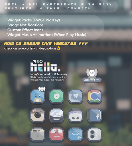 Vaness Rawon Iconpack ekran görüntüsü