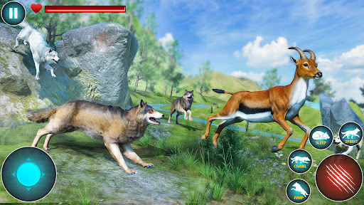 Wolf Simulator: Wild Hunt Game ekran görüntüsü