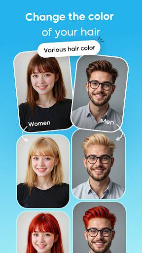AI Hairstyle : AI Color & Bald ekran görüntüsü
