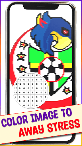 Football Logo Pixel Art ekran görüntüsü