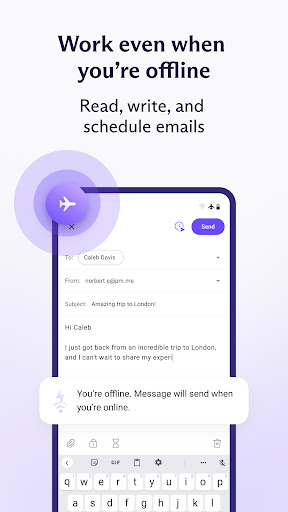 Proton Mail: Encrypted Email ekran görüntüsü