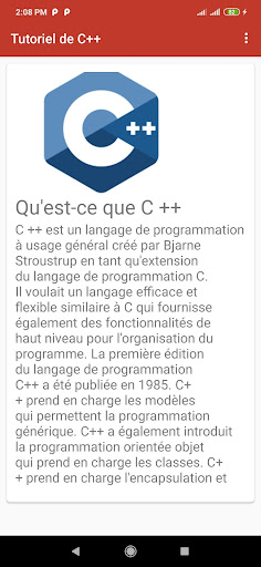 C++ Français ekran görüntüsü
