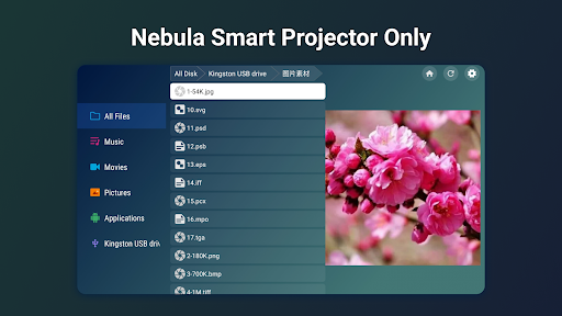 Nebula File Manager ekran görüntüsü