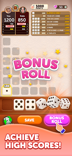 Farkle Dice Roll ekran görüntüsü