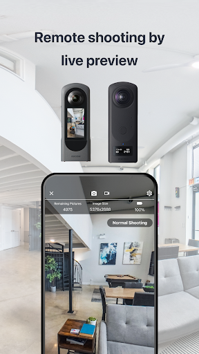 RICOH360:THETA Capture App ekran görüntüsü