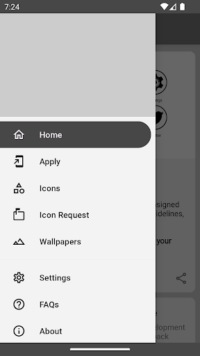 Monoic Black Minimal Icon Pack ekran görüntüsü