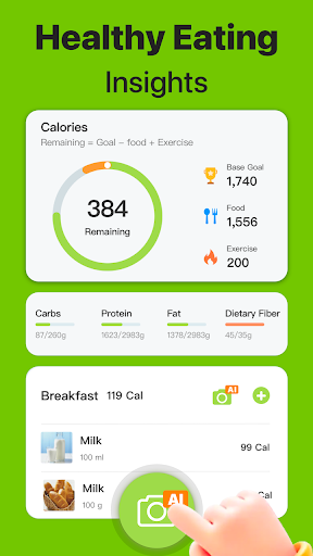 Cal Pal -AI Calorie Tracker ekran görüntüsü