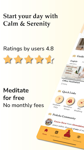 Preksha Meditation ekran görüntüsü
