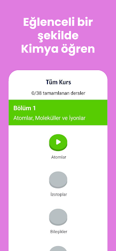 Kimya Öğren & Oyunlar ekran görüntüsü