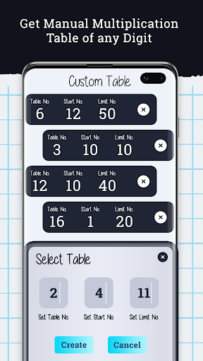 Math Multiplication Table ekran görüntüsü