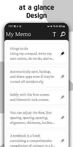 My Memo - Lock Screen Display ekran görüntüsü