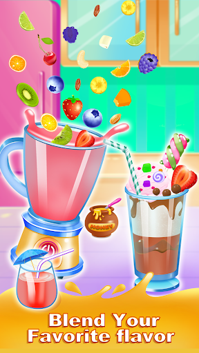 Ice slushy smoothie maker game ekran görüntüsü
