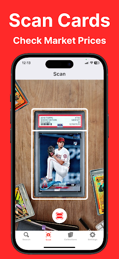 Baseball Card Scanner HitPrice ekran görüntüsü