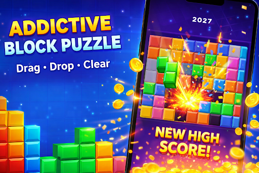 Blocks Puzzle Game - Brain Fun ekran görüntüsü