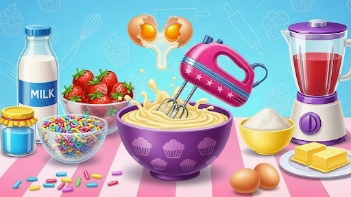 Bakery Chef Cake Cooking Games ekran görüntüsü