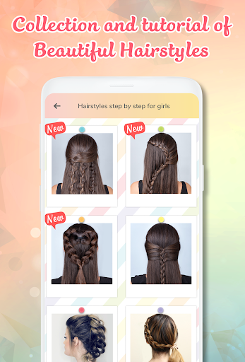 Hairstyles step by step ekran görüntüsü