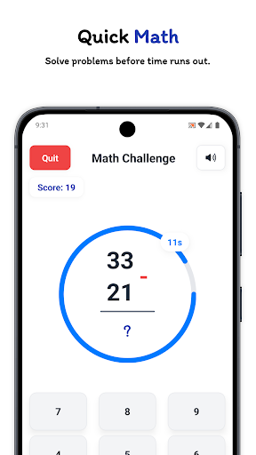 Mathletics mental math ekran görüntüsü