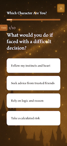 Potter Personality Quiz ekran görüntüsü