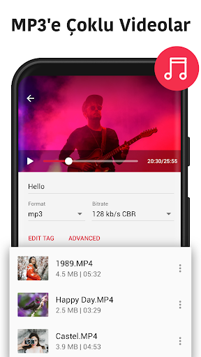MP3 dönüştürücü-video cevirme ekran görüntüsü