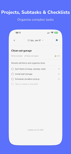 FocusGTD: Power Task Manager ekran görüntüsü