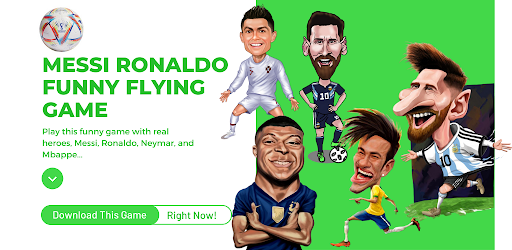 Messi Ronaldo Funny Fly Games ekran görüntüsü